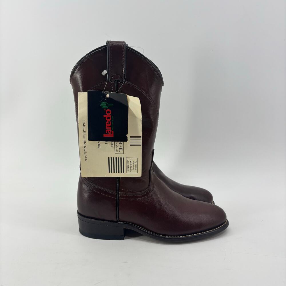 NWT Laredo Women’s Size 6 USA Western Roper Boots Brown Leather Festival